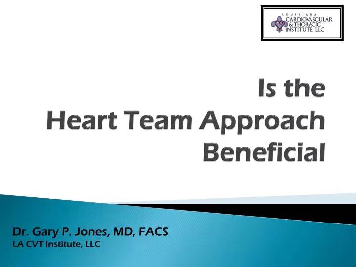 is the heart team approach beneficial