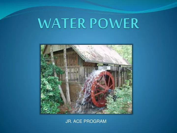 water power