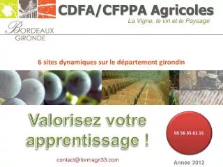 CDFA/CFPPA Agricoles