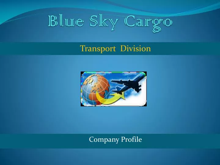 blue sky cargo
