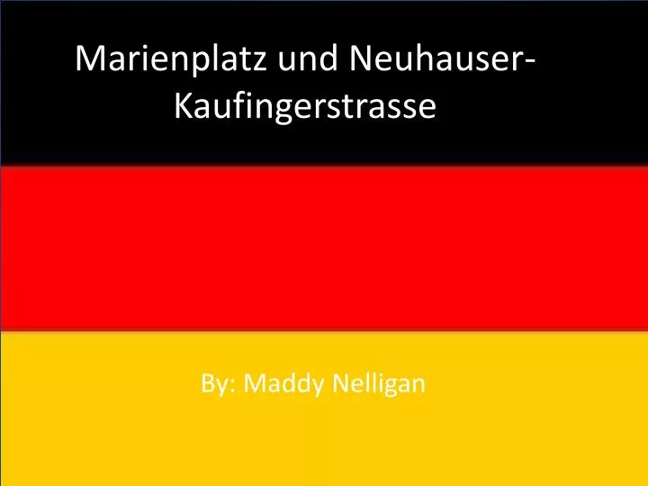 marienplatz und neuhauser kaufingerstrasse