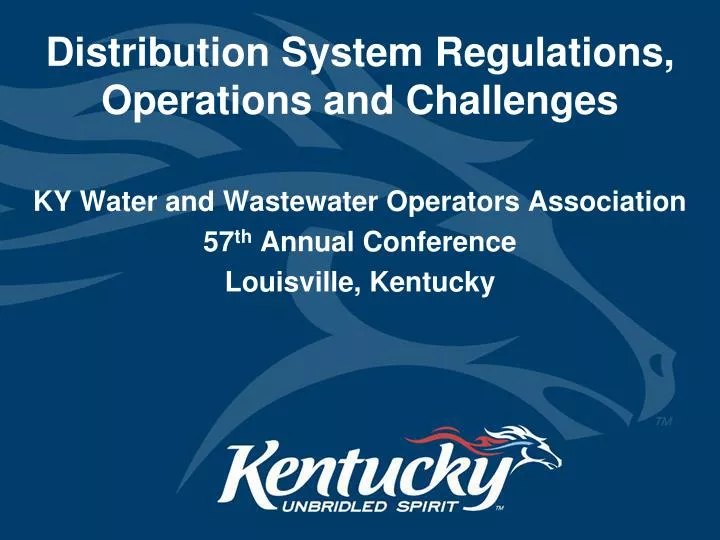 distribution system regulations operations and challenges