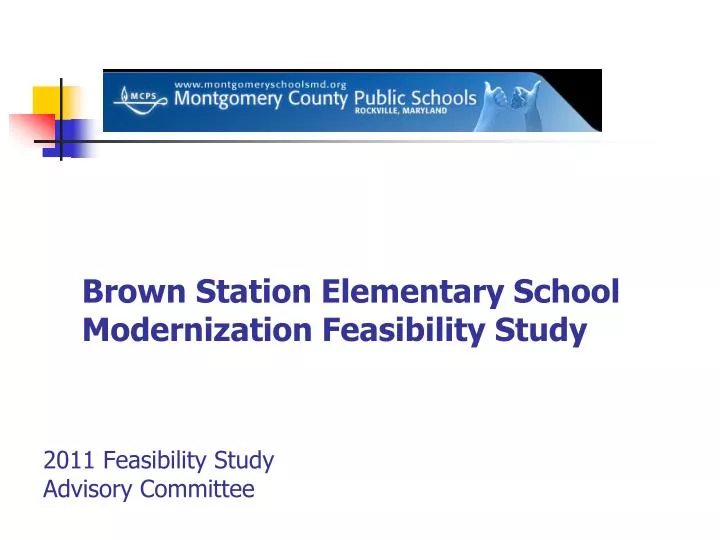 2011 feasibility study advisory committee
