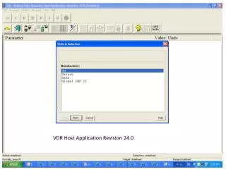 VDR Host Application Revision 24.0