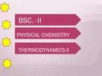 BSC. -II - slide 1