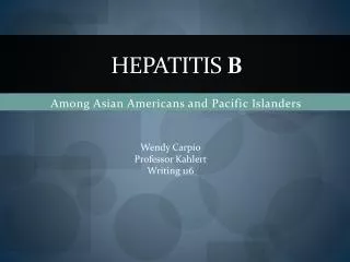 Hepatitis B