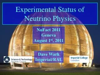 Experimental Status of Neutrino Physics
