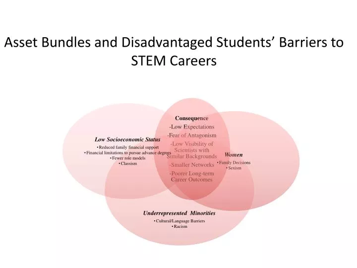 asset bundles and disadvantaged students barriers to stem careers