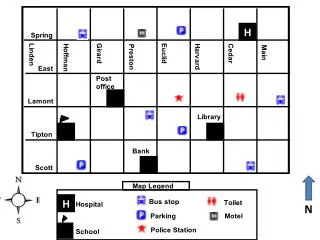 The hospital is on Spring Street. What is the nearest cross street? Cedar Main Euclid Harvard