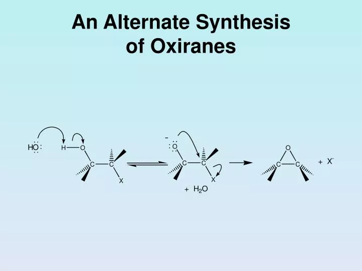 an alternate synthesis of oxiranes