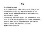 LAN - slide 1