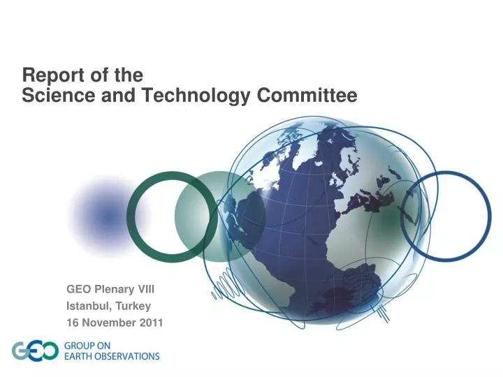 report of the science and technology committee