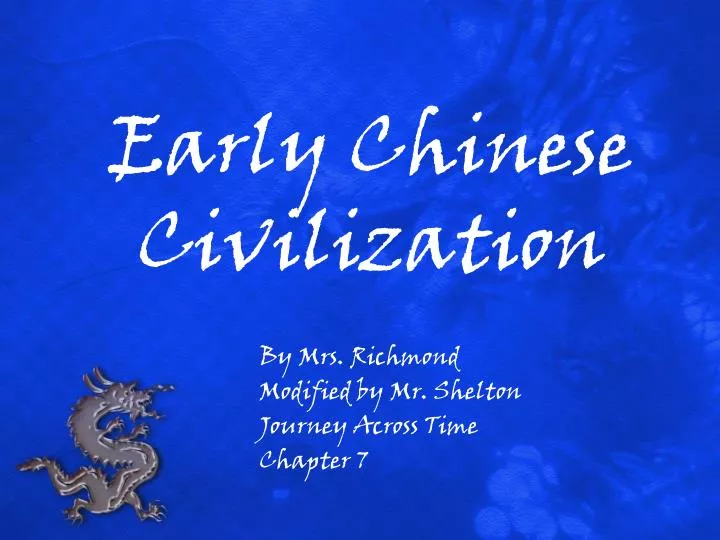 early chinese civilization