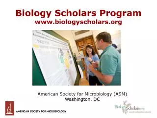 Biology Scholars Program biologyscholars