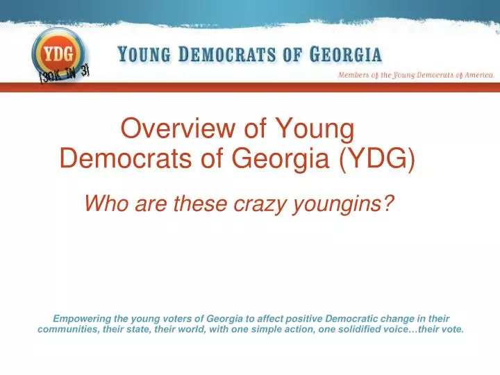 overview of young democrats of georgia ydg who are these crazy youngins