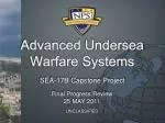 Advanced Undersea Warfare Systems - slide 1