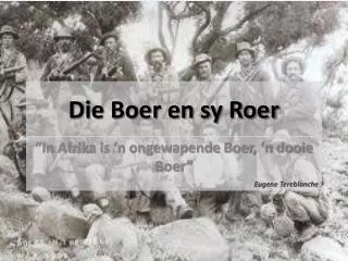 die boer en sy roer