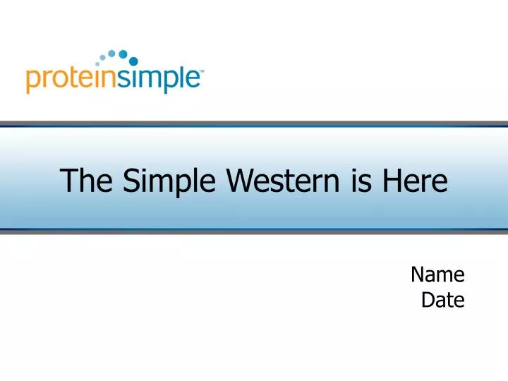 the simple western is here