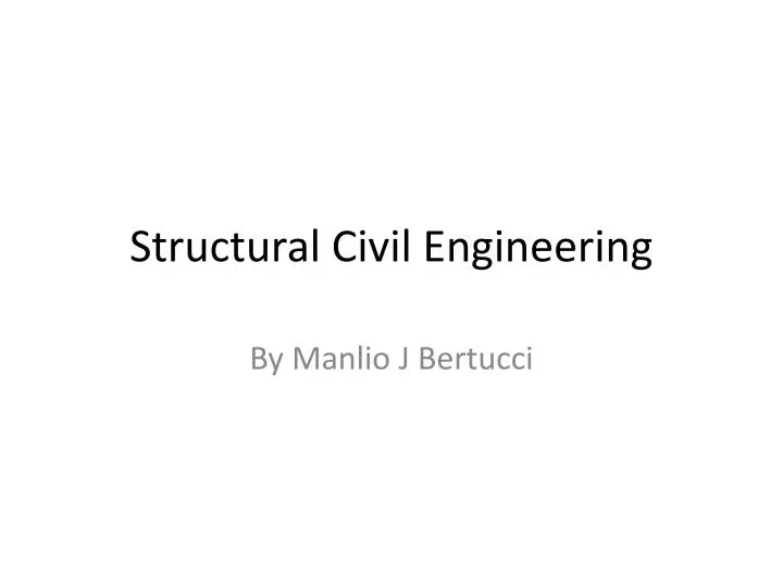 structural civil engineering