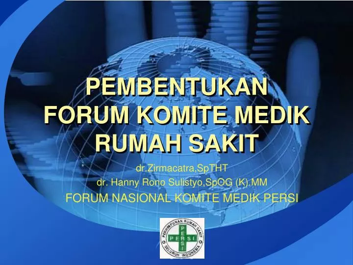 pembentukan forum komite medik rumah sakit