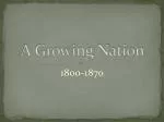 A Growing Nation - slide 1