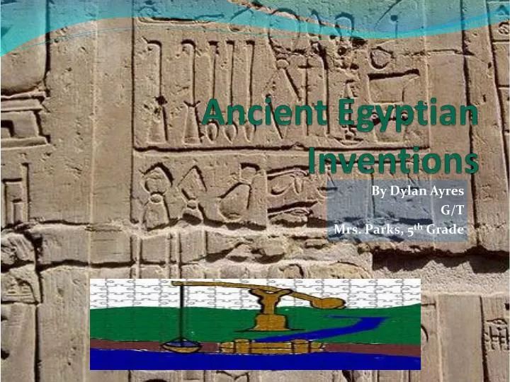 ancient egyptian inventions