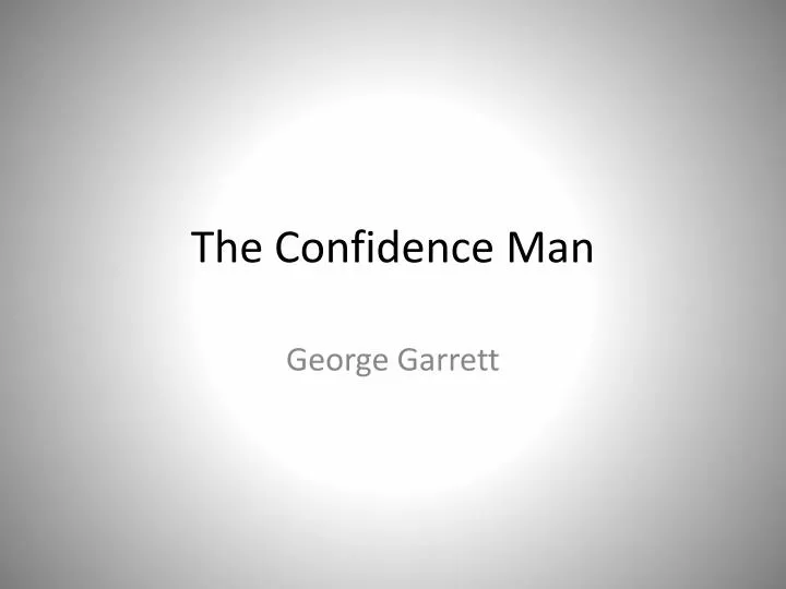 the confidence man