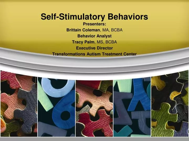 self stimulatory behaviors
