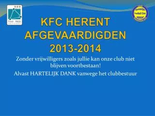kfc herent afgevaardigden 2013 2014