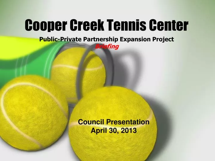 cooper creek tennis center