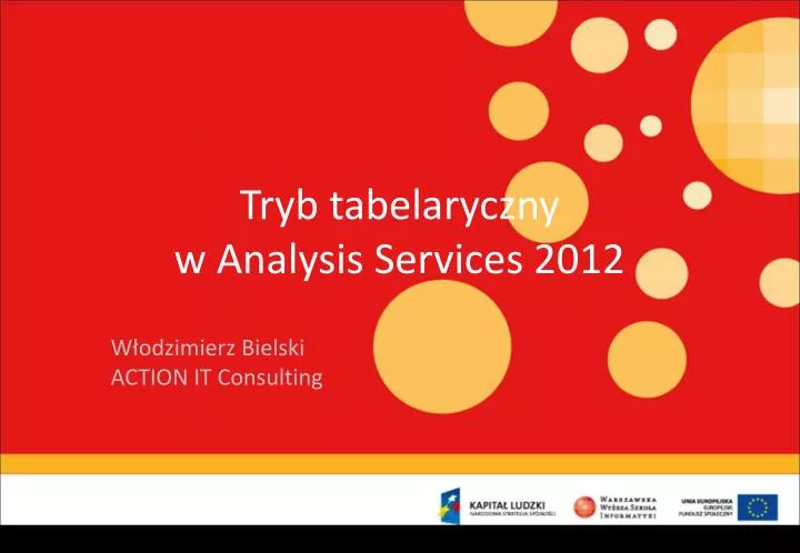 tryb tabelaryczny w analysis services 2012