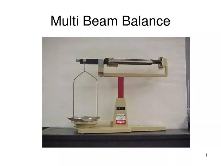 multi beam balance