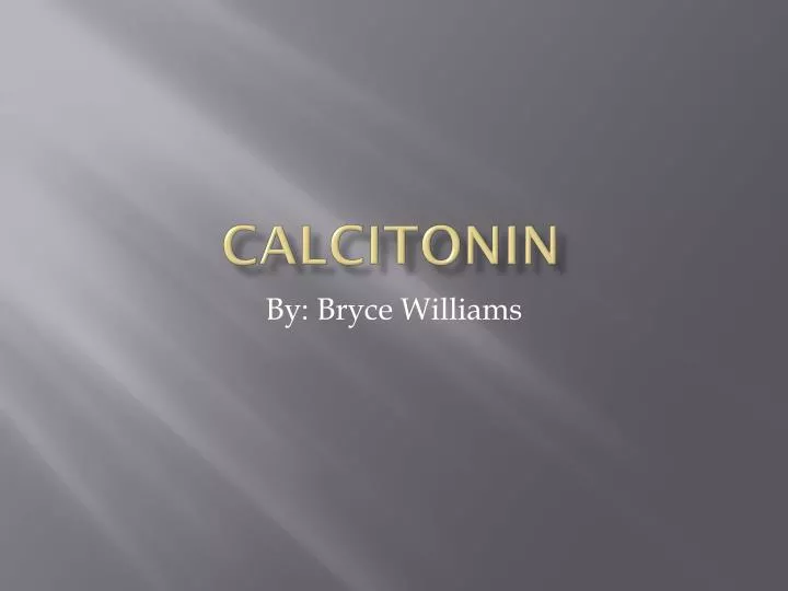 calcitonin