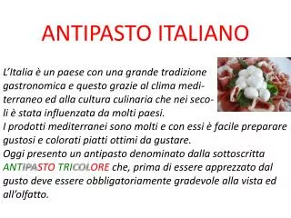 antipasto italiano