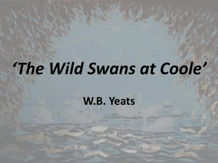 the wild swans at coole