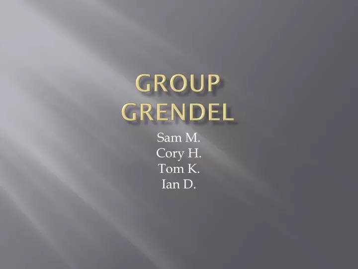 group grendel