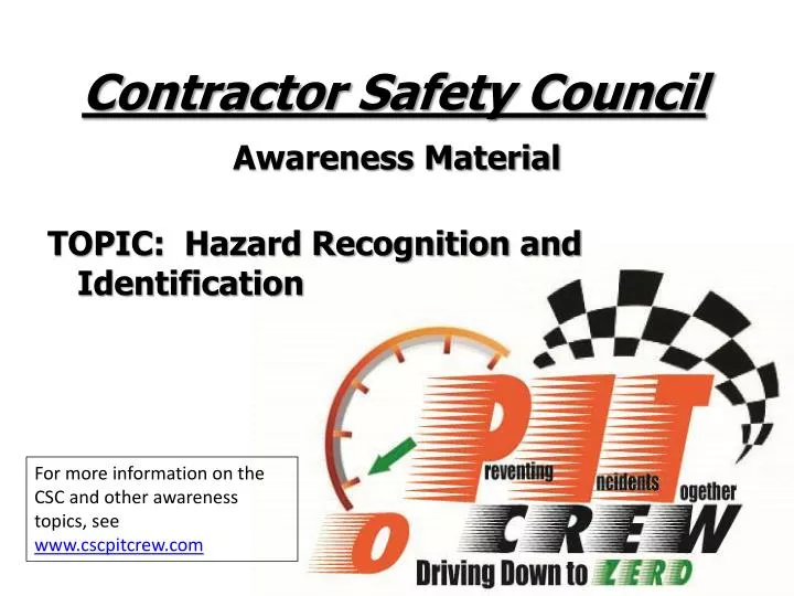 contractor safety council