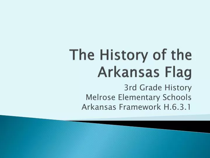 the history of the arkansas flag