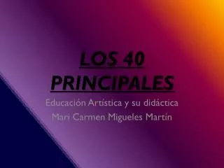 los 40 principales