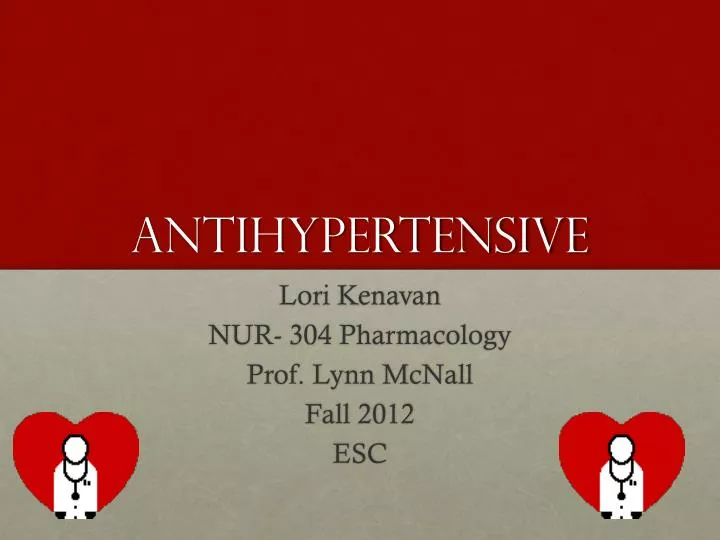 antihypertensive