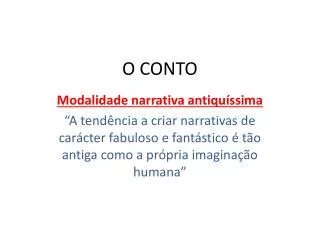 o conto
