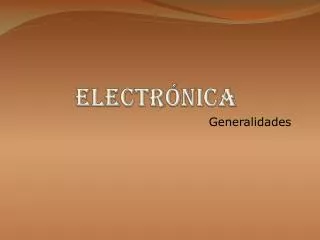 electr nica