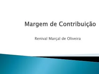 margem de contribui o