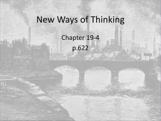 New Ways of Thinking