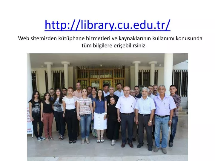 http library cu edu tr