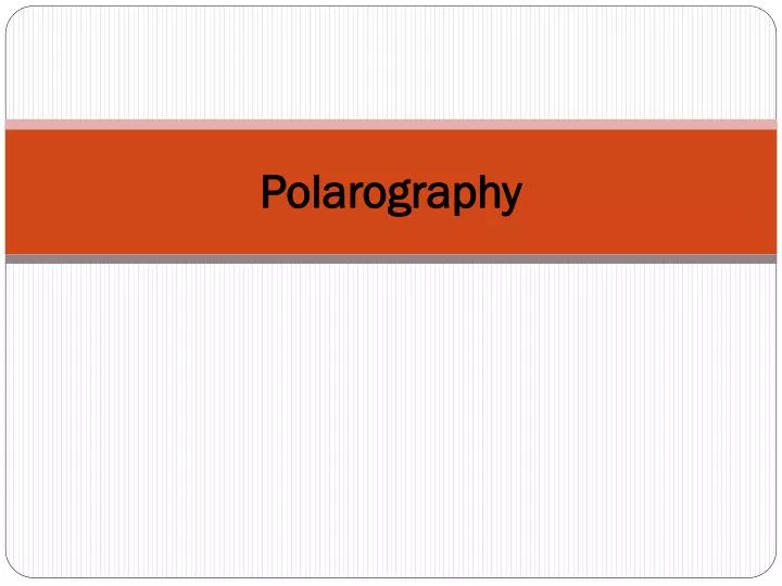 polarography