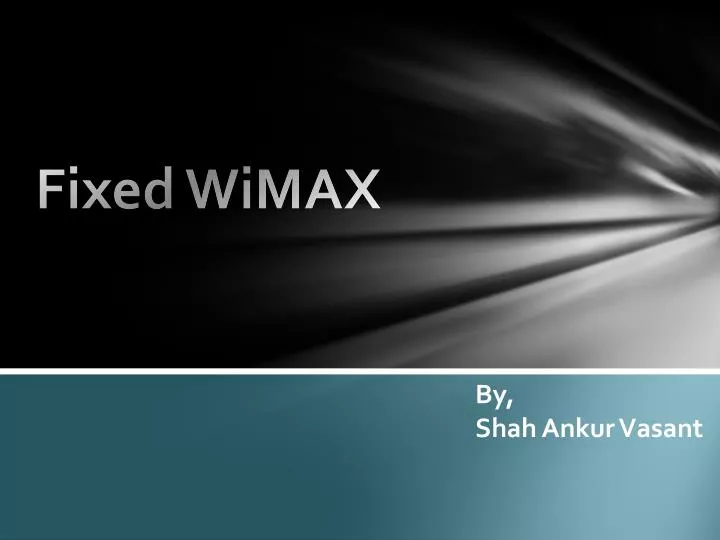 fixed wimax
