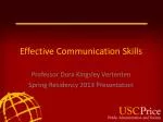 Effective Communication Skills - slide 1