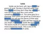 Solids