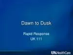 Dawn to Dusk - slide 1